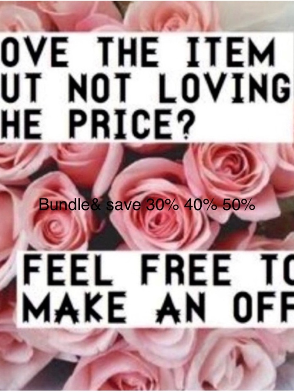Add to bundle I will send you an offer 💋💋